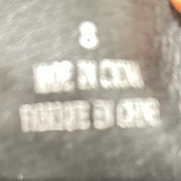 Jeffrey Campbell Black leather Platform lug sole lace up Oxfords grommet size 8 - Picture 9 of 9